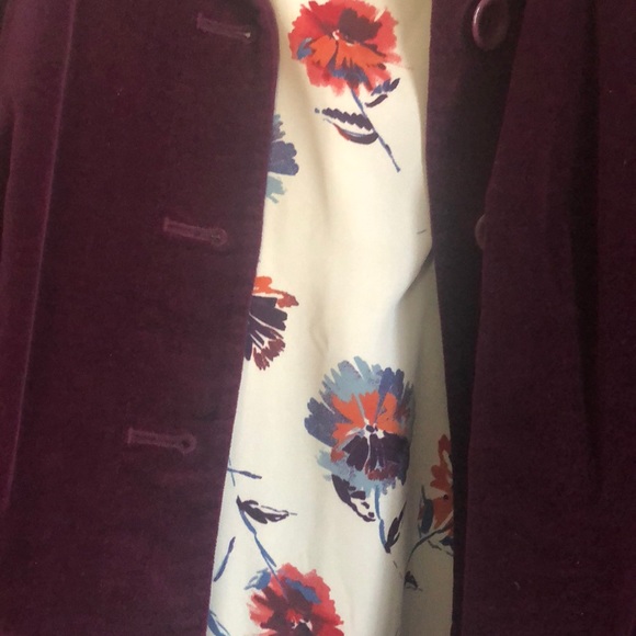 Purple Velour Blazer - Picture 3 of 6